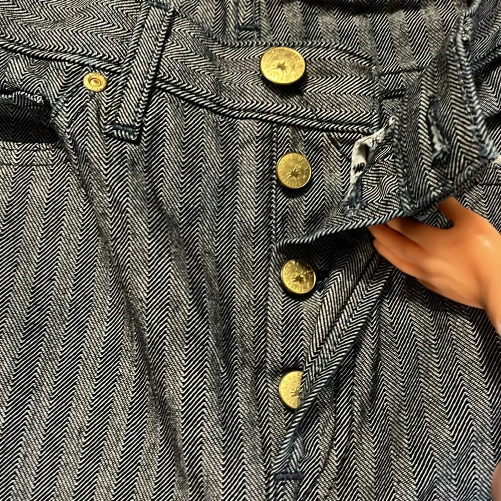 Agave Denim W6 High Rise Straight Button Fly Oakley Rinse Size 27 - Picture 2 of 16